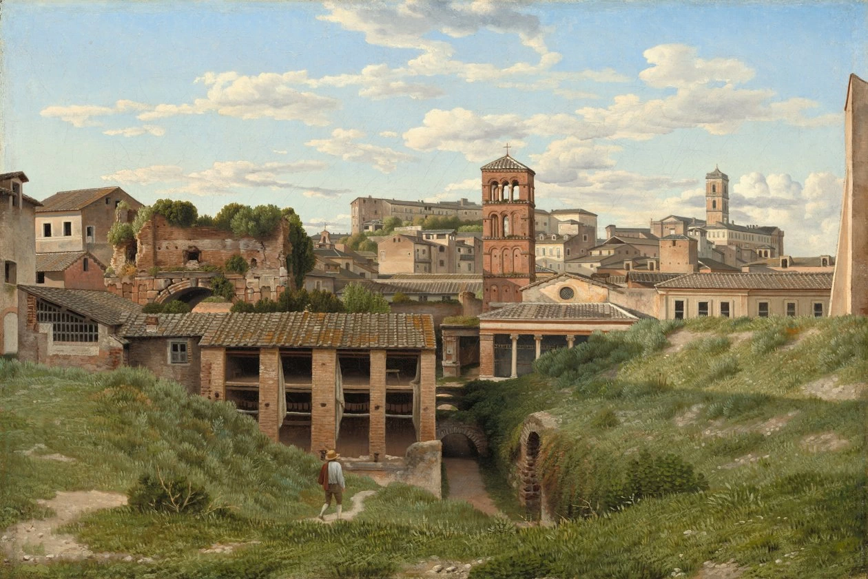 Veduta della Cloaca Massima, Roma, 1814